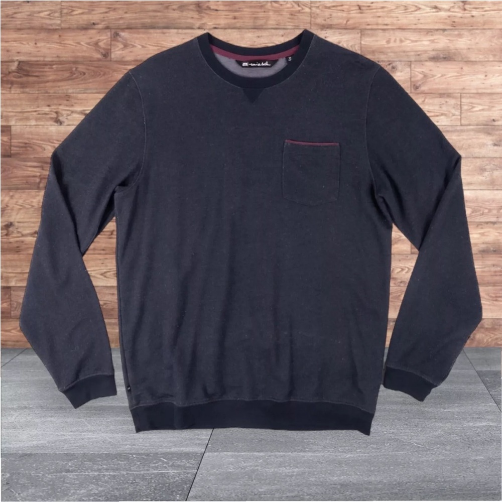 Travis Mathew Lightweight
Black Men's M Crew Neck Pullover Sweatshirt Shirt